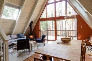 Stunning A-Frame Cabin Rental for Four Guests in Arnold, California - 5