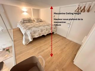 Central Studio with Mezzanine 3 minutes to Sea - Nice - 9