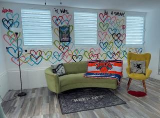 Art deco studio w private balcony close to beach - San Juan - 0