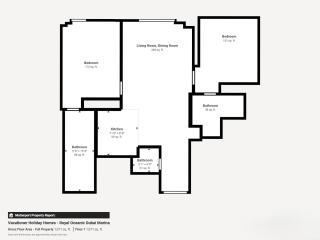Vacationer Holiday Homes I Royal 2 Bed on 14th Floor l Dubai Marina - 6