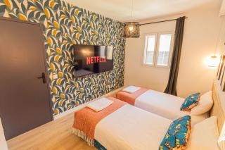 AfroBoHome, Fraicheur d'été, Familles et petits groupes, clim, 2 à 6 personnes, Proche centre Nîmes, Garage clos - Nimes - 8