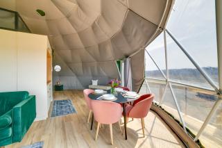 The Bear Dome with Barrel Hot Tub in Franklin! - Franklin - 4