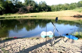 Wonderful Cabin Getaway on a Lake near Jacksonville, Illinois - Jacksonville - 5