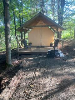 Rustic Safari Tent on a Wonderful Farm Surrounded by Nature for an Amazing Glamping Experience in Otego, New York - 8