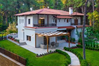 Asteri Villa with Outdoor Hot Tub, Sani Luxury Villas Collection - Sani Beach - 0
