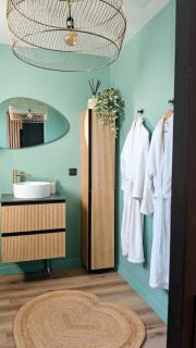 Toi et moi Love room avec Hammam, Sauna, Balnéothérapie ensemble privatisés - Le Coudray - 5
