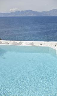 Serene Sea Front Villa pool-hot tub by CalypsoSunsetVillas - Agios Ioannis Mykonos - 1