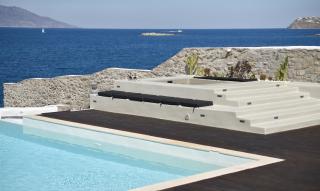 Serene Sea Front Villa pool-hot tub by CalypsoSunsetVillas - Agios Ioannis Mikonos - 4