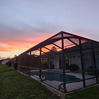 Lakeside at Sunset - 1