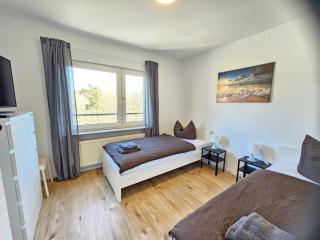 -MrLiving- 2 Zimmer Apartment in Linden - 4 Betten - Balkon - Linden - 8