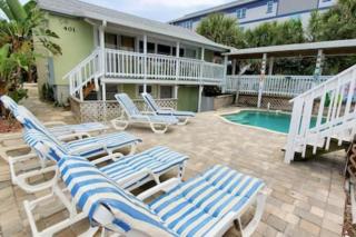 Oceanfront Beach Cottage - Pool, Yard, Private Beach Access, Sleeps 12 - Cocoa Beach - 0