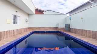Casa com Piscina a 250m da Praia em Peruibe - Peruíbe - 0