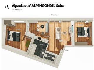 AlpenLuxus presents ALPENGONDEL Suite - Balcony & Car park - Kramsach - 9