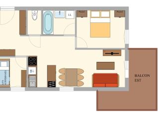 Appartement spacieux pour 6 avec WIFI à Aussois - FR-1-508B-35 - Aussois - 2
