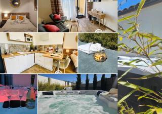 AMOUR - Gîte Luxe 4 étoiles -Douce Harmonie Massages & SPA 5 places -Cocon Discret Insolite sans vis à vis en toute sérénité - 5 min Carcassonne - 7