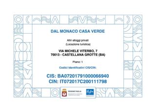 Dal Monaco - casa verde - Castellana Grotte - 1