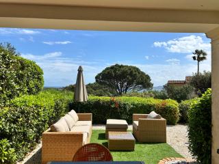 Les Restanques vue mer Bastide rez jardin 3021 - Grimaud - 4