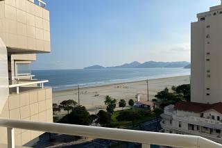 Pé na Areia: Refúgio com vista mar no Gonzaga - Santos - 4