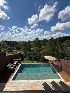 Casa Terrazzo, piscina aquecida com borda infinita incrível, Jarinu SP WiFi- 50 min SP - Jarinu - 9