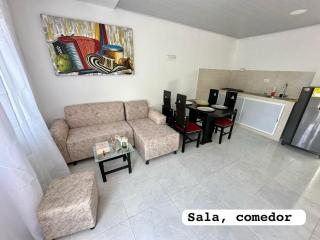 APARTAMENTO 4 PERSONAS - 1 AIRE ACONDICIONADO EXCELENTE UBICACION - 3 noches minimo, Pagar una noche por adelantado para confirmar reserva - Valledupar - 0