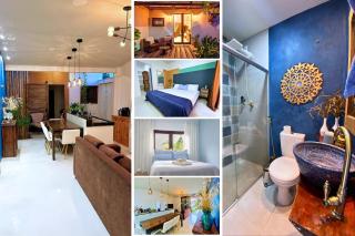 Casa com 2 quartos em condomínio tranquilo, suíte com cama king, ar-condicionado, Wi-Fi rápido, cozinha equipada e garagem privativa - Porto Seguro - 0