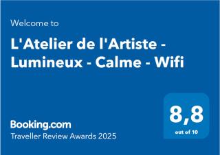 L'Atelier de l'Artiste - Lumineux - Calme - Wifi - Douai - 4