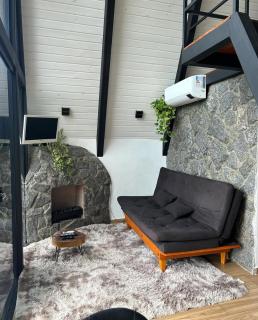 Cabana Raízes: A-Frame com vista para as montanhas - 6