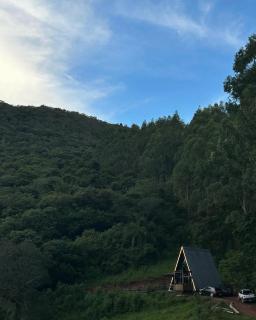 Cabana Raízes: A-Frame com vista para as montanhas - Baependi - 7