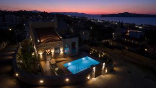 Exquisite Crete Villa Villa Kleanthi 4 Bedroom Private Pool Panoramic Sea View Chania - Stalós - 5