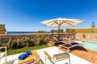Marvelous Rethymno Villa Villa Kokushibo 2 Bedrooms Beach Front Private Outdoor Swimming Pool And Hot Tub Pigianos Kampos - Pigianos Kampos - 2