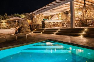 Splendid Mykonos Villa Villa Agape 5 Bedrooms Private Pool With Stunning Sea Views Outdoor Lounge Dining Area Hot Tub Kalafatis - Kalafatis - 0