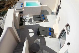 Luxury Santorini Villa Villa Elysian Tria Private Plunge Pool Sea Village View 1 Bedroom Oia - Foinikiá - 7