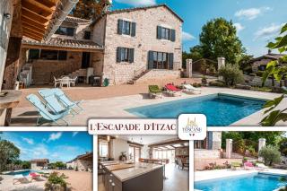 L'Escapade d'Itzac - Demeure de caractère avec piscine - - 0