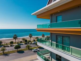 0013 OXOPIA Seafront Apartment For Rent In Kestel, First Line To The Beach - Alanya - 0