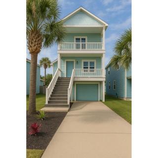 Newly Build House!Island Charm Balcony Vibes 3 Min to Beach - Galveston - 3