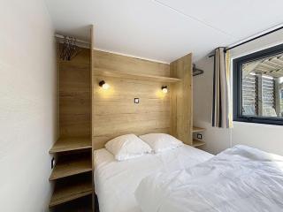 Tiny House bois avec terrasse, piscine, wifi, animaux admis, parking - 200m de la plage - FR-1-361A-88 - Jullouville-les-Pins - 5