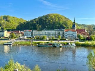 Ferienwohnung Lucy - Moderne Ferienwohnung mit kostenlosem Parkplatz, Terrasse, nahe Bad Schandau und Malerweg - Bad Schandau - 3