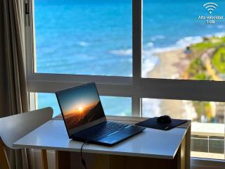Beachfront Studio ,The View Calahonda , Panoramic Sea Views - Mijas Costa - 0