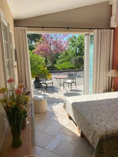 Chambre de charme climatisée, avec piscine - Grasse - 9