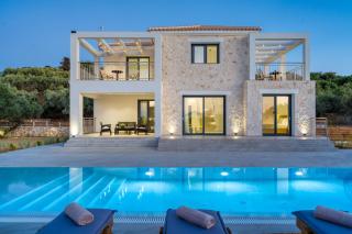 Julian Private Stone Villa with Sea View - Tragaki - 7