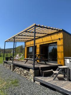 Małe Formy - drewniany domek w górach z balią - 8