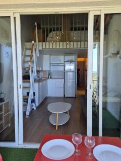 Superbe vue mer 2pièces, mezzanine, clim 5 personnes - Grimaud - 0