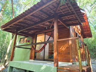 Cabana de madeira entre as árvores - 5