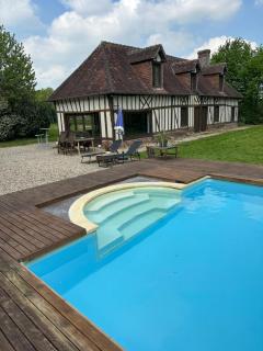Longère normande avec piscine et jardin - Landepéreuse - 8