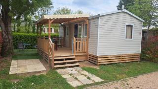 Camping à Condrieu, Mobil home 6 pers sur les bords du Rhône, avec parc aquatique - Condrieu - 3