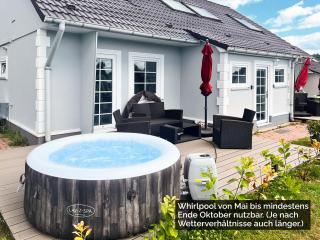 Ferienhäuser Insel Usedom Haus Milo 5 - Blick aufs Achterwasser! Whirlpool und Sauna - Lütow - 8