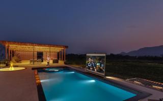 SaffronStays Episode - 5BR pet-friendly pool villa with themed rooms, cabana, bonfire & turf for sports near Karjat River - 3