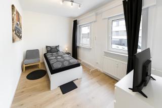 VAZ Apartments Walsum, Küche, Terrasse, TV, WLAN, Parkplatz, Autobahnähe - Duisburg - 7