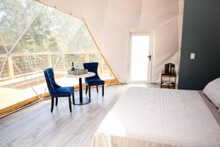 Fox Wood Dome Wcedar Hot Tub & Mountain Views - Eureka Springs - 7