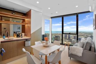 Harbour and Bay View with New Year Fire Works - Melbourne - 8